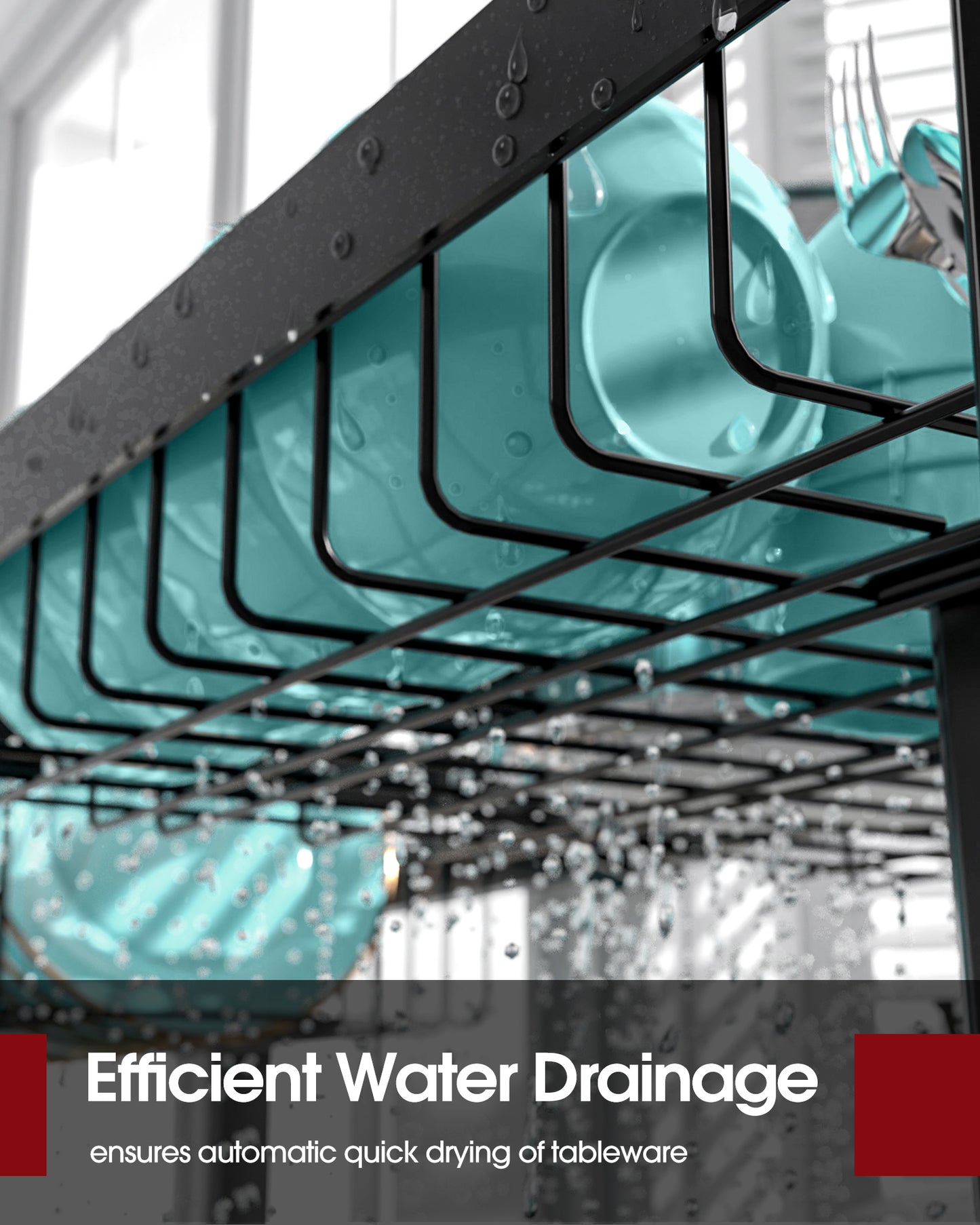 Sakugi Over The Sink Dish Drying Rack, 30" -33.9" W Expandable Dish Drainer, Stainless Steel Dish Rack