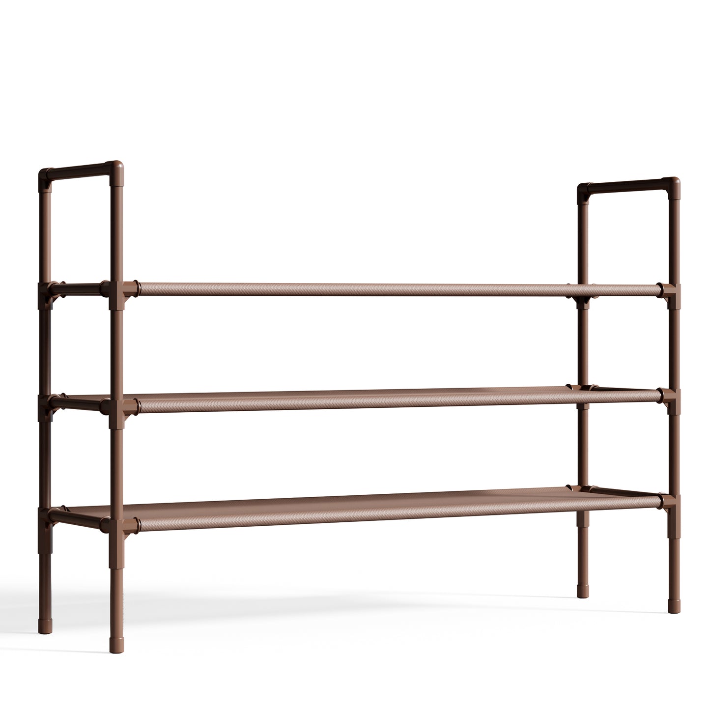 Sakugi Shoe Rack - XX-LARGE-Space-Saving Shoe Storage Solution, 3-Tier, Extended Shoe Racks for Entryway, Sturdy & Durable Shoe Shelf, Stackable Shoe Racks for Closet, Corridor & Doorway, Black
