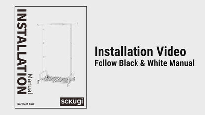 Sakugi Clothes Rack Installation 0YJ068-V2.0