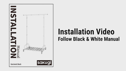 Sakugi Clothes Rack Installation 0YJ068-V2.0