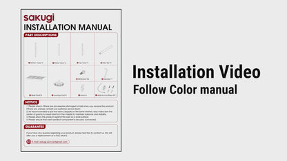 Sakugi 5-Tier Shelf with Hooks Installation Video 0HJ075-5T